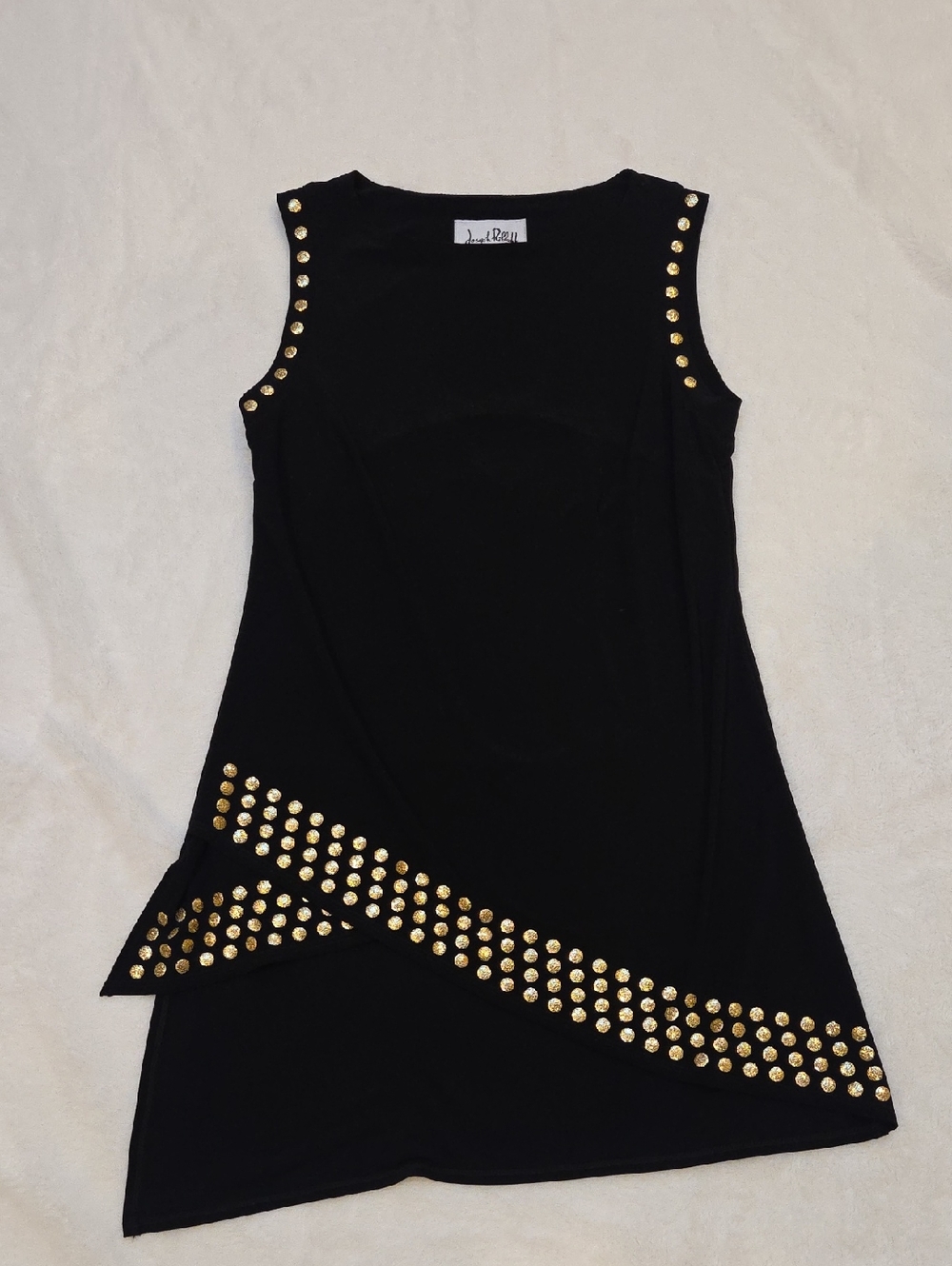 Black High-Low Top By Joseph Ribkoff